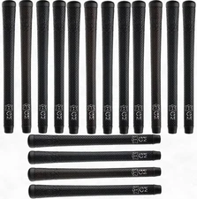 The Grip Master-Master Perforated Leather Grips Standard/Midsize Black/Blue/Red