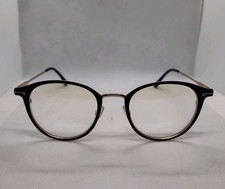  NEW TOM FORD FT5528 B 029 Unisex Eyeglasses Black With Gold Accents Frame.