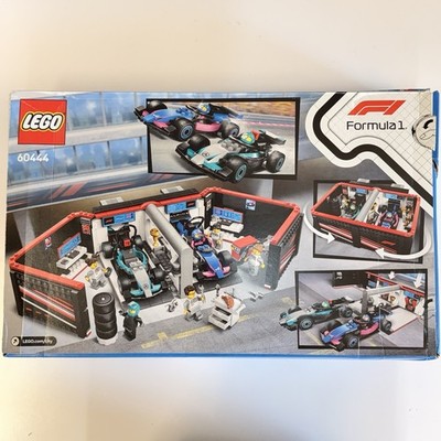 LEGO® City 60444 F1 Garage Set 3 Cars Mercedes AMG Alpine Ages 7+