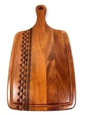 Premium Mahogany Cutting Board 17 in X 9 in X 1 Custom Etching  PS01CB