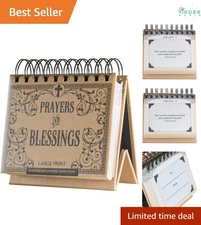 Prayers and Blessings Inspirational Perpetual Calendar Large Print Daily Quotes