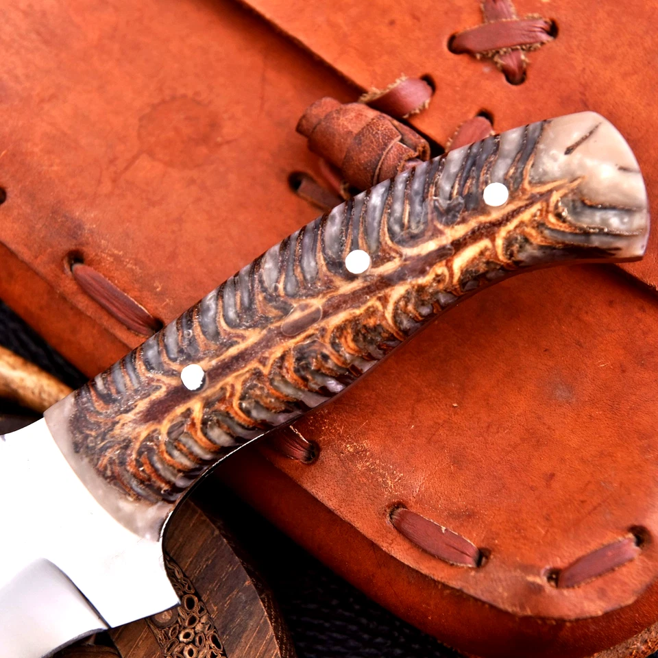 CUCHILLO DE CAZA SURVIVAL 2939 HECHO A MANO PERSONALIZADO ACERO ALTO CARBONO RASTREADOR Foto 4 de 4