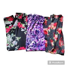 Plus Size Women's Print Legging Set - 3PCS