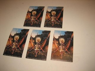 lot of 5 Taarna Heavy Metal Movie Promo Postcard Vintage 1981 Fantasy sexy