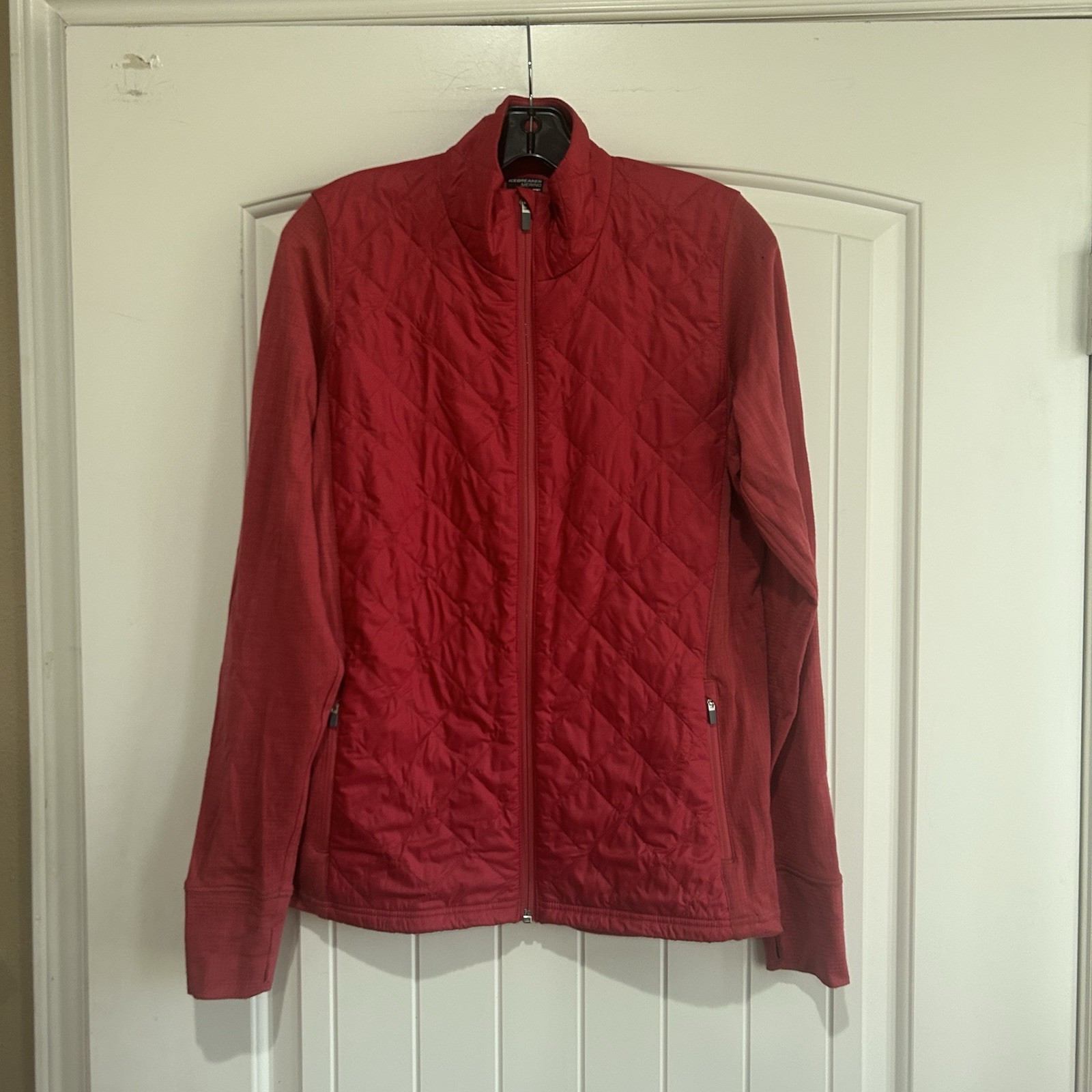 Icebreaker Merino GT Sweater Jacket Womens Sz XL Full Zip Wool