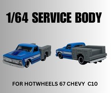 164 Scale Service Bed For Hotwheels 67 Chevy C10