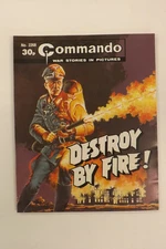 COMMANDO COMIC WAR STORIES IN PICTURES No.2268 DESTROY BY FIRE! 1989 GN941