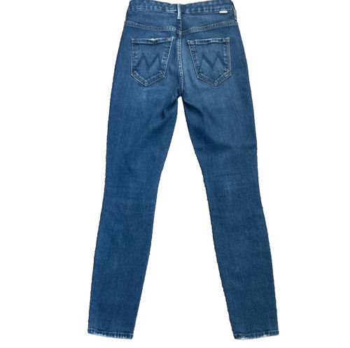 MOTHER The Looker Skinny Jeans Women’s 24 Blue Stretch High Rise Ankle