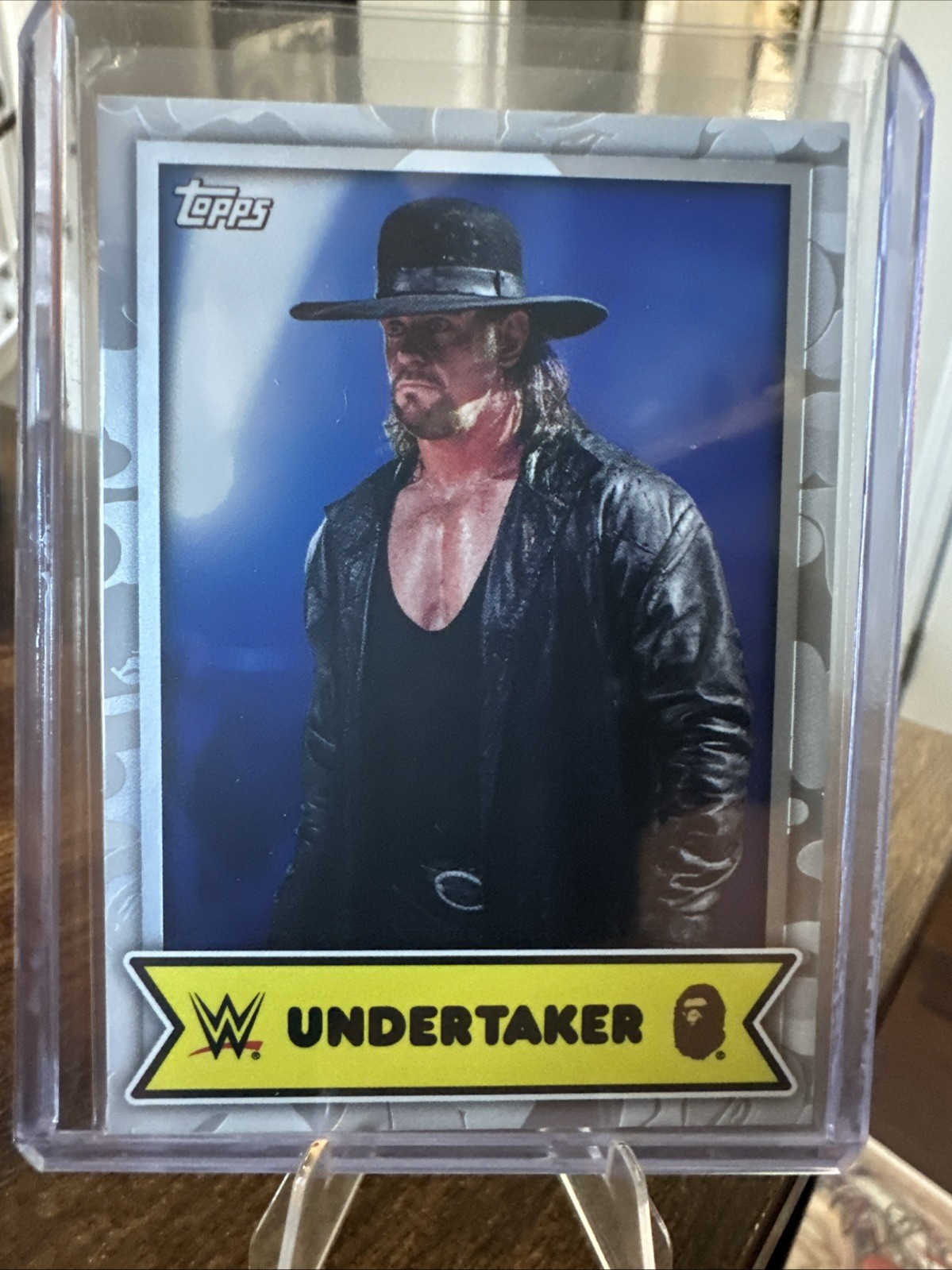 2018 Topps WWE Bape (2) Undertaker Silver Variation + Green WWF HOF The Dead Man thumbnail 3