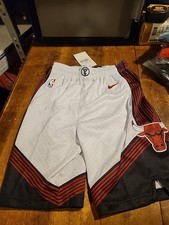 Nike Chicago Bulls City Edition Basketball Shorts Youth Size Medium K