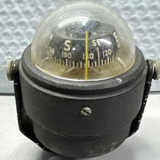 Vtg Airguide Marine Compass Ship Boat Navigational Mounting Instrument