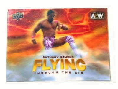 2024 Upper Deck AEW Flagship Anthony Bowens Flying Through The Air Card FTA-15