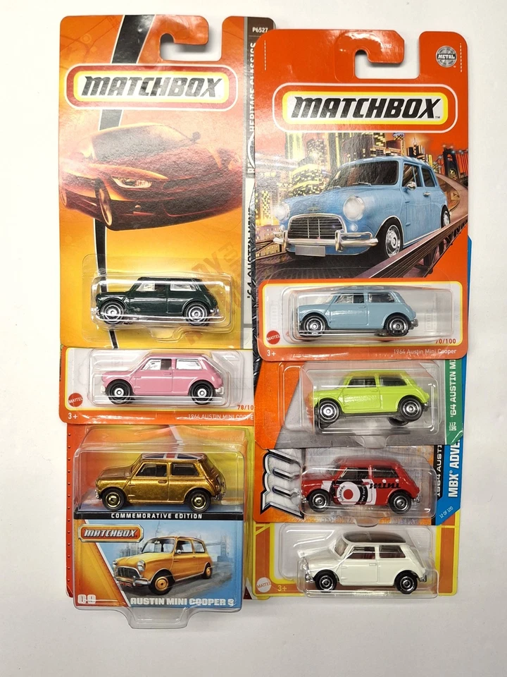 MATCHBOX '64 AUSTIN MINI COOPER S Lot of 7. L2 - Image 2 of 4