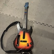 Nintendo Wii Guitar Hero Red Octane 95455.805 Wireless Controller Sunburst Read