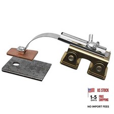 Hole Plug Magnet, Hands Free Weld, Pivoting Magnetic V-Pad Base, Spring Loaded