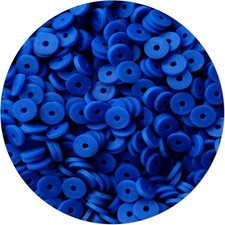 2000pcs Royal Blue Clay Small Pack Single Color , Beads