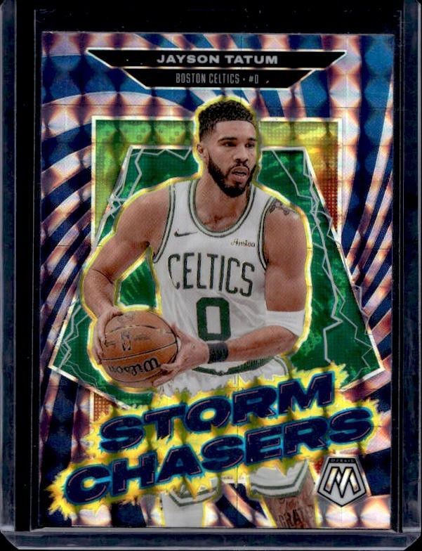 2024-25 Panini Mosaic Jayson Tatum #9 Storm Chasers