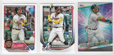 (3) different RONALD ACUNA JR. card lot. 2023-2025. Braves (MINT) free shipping