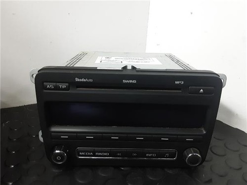 RADIO Skoda Fabia (5J2)(2007->) 5J0035161C - Imagen 1 de 3