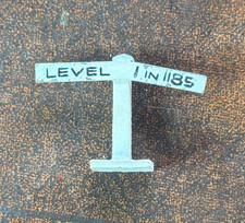Vintage Dinky John Hill Co JoHillCo Britains Railway Gradient Sign