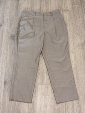 NWT Nine West High Rise Tan Career Work Straight Leg Trouser Pants Size 14