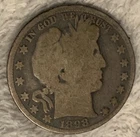 1898-P Barber Half Dollar 90% SILVER ::: BETTER DATE