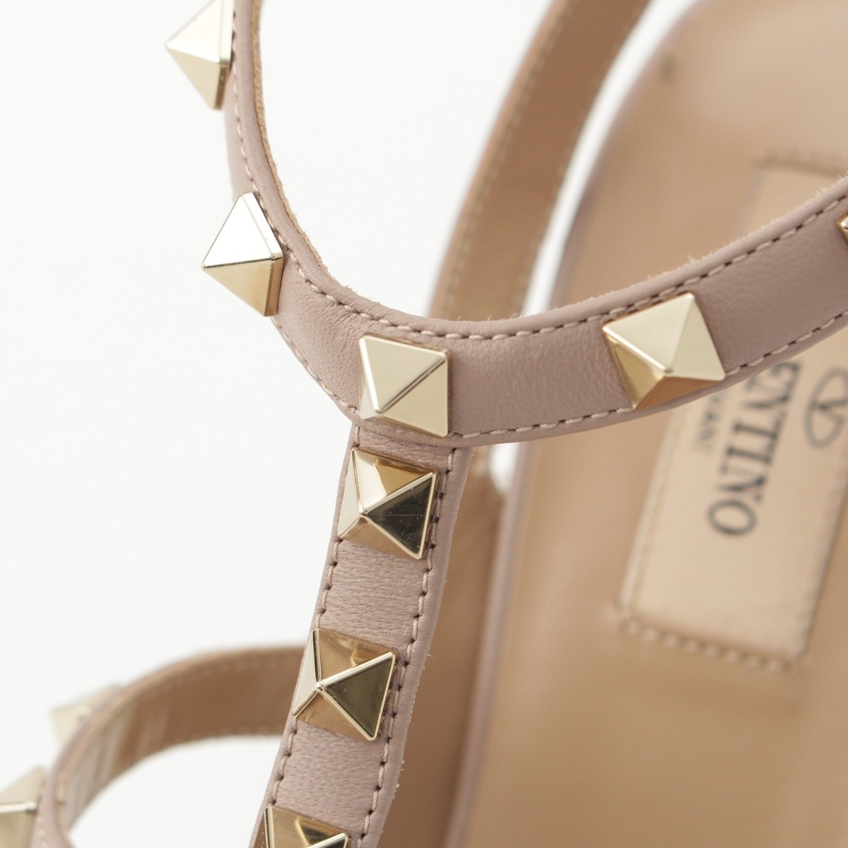 VALENTINO Patent leather Rockstud heeled sandals with straps pumps ZW2S0393 ... thumbnail 10