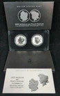 2pc Set - 2023-S Reverse Proof $1 Morgan Peace Silver Dollar w/ Box ,OGP 23XS