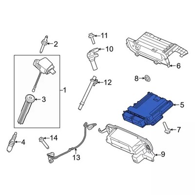 Genuine Ford Engine Control Module (ECM) PL3Z-12A650-FDA