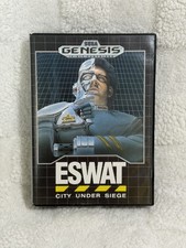 ESWAT: City Under Siege (Sega Genesis, 1990) Complete in Box W/ manual