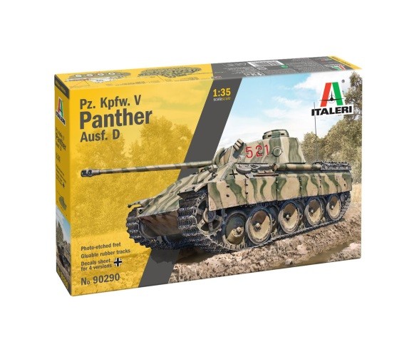 Italeri 90290 - 1:35 Pz.Kpfw. V Panther Ausf. D - New