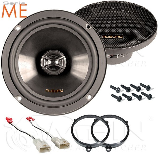 Musway Auto Lautsprecher FüR Toyota Yaris II 2005-2011 Heck TüR Koax 160W #Anye-image