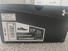 Brand New Under Armour BGS Charged Pursuit 3 Shoes Soze 3.5Y