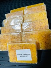Tumeric  Kojic Acid Brightening Cleansing Bar Soap 11 Bars Free Shipping