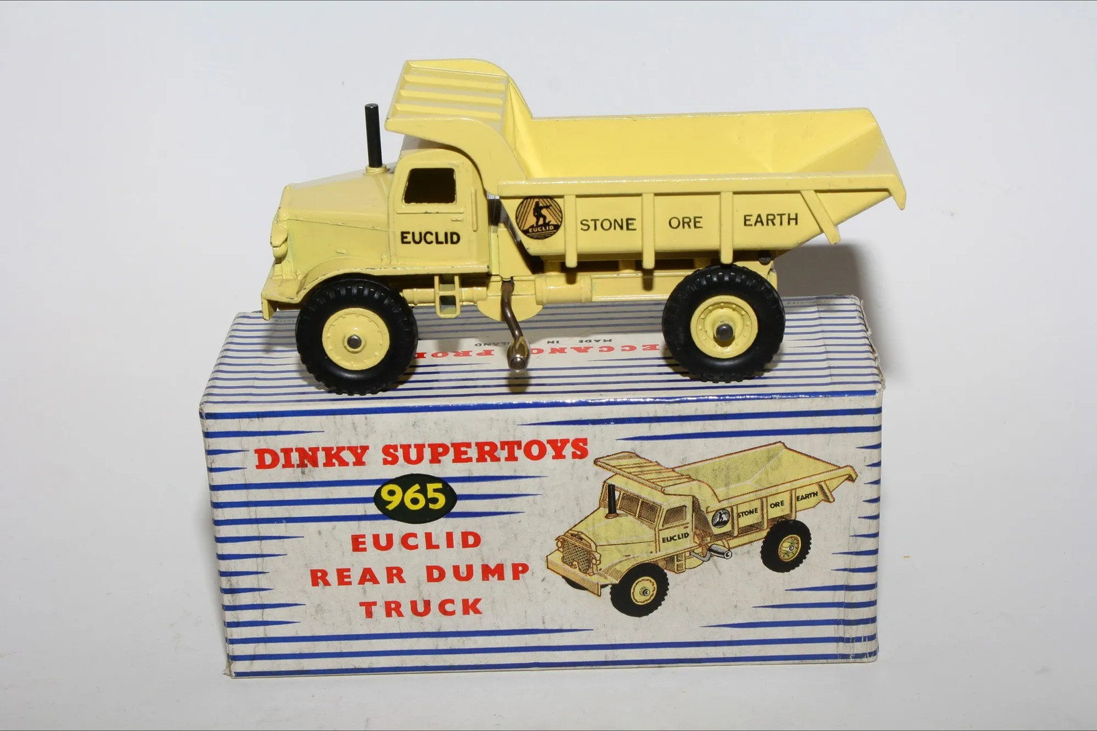 Dinky 965, Euclid Rear Dump Truck - Free Price Guide & Review