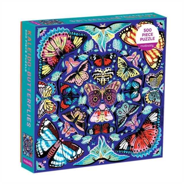 Kaleido-Butterflies 500 Piece Family Puzzle (Jigsaw)