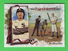 2026 Topps Allen & Ginter Munetaka Murakami (RC) Rookie Card #N43-11 White Sox. rookie card picture