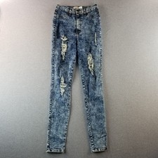 Vibrant MIU Jeans Women's Sz 9 StoneWash Stretch Mat. Made In USA Cute Trendy