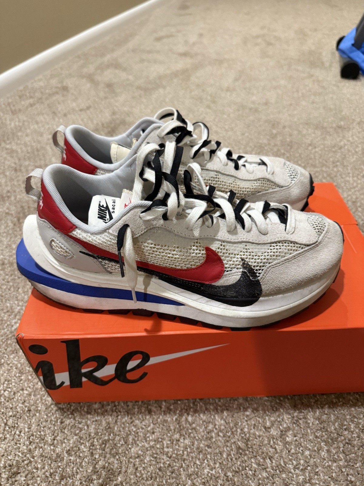 SACAI X NIKE Taglia 10 5 Nike sacai x VaporWaffle Sail