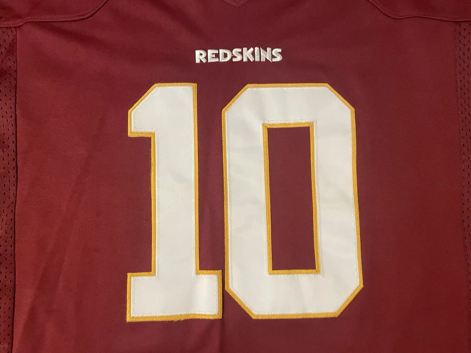 Camiseta deportiva roja para hombre Washington Redskins Robert Griffin III #10 Nike On Field 2XL Foto 4 de 4