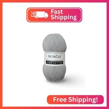 Norcia Baby Cotton, 55% Cotton 45% Acrylic Yarn, Fine/Sport (2) for Crochet and 