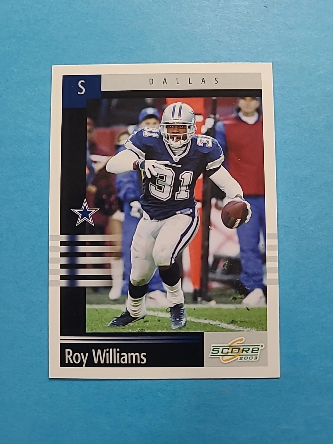 Roy Williams trading card
