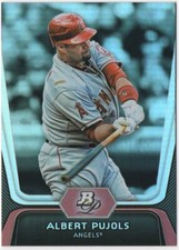 Albert Pujols 2012 BOWMAN PLATINUM BASEBALL Base #68 Angels