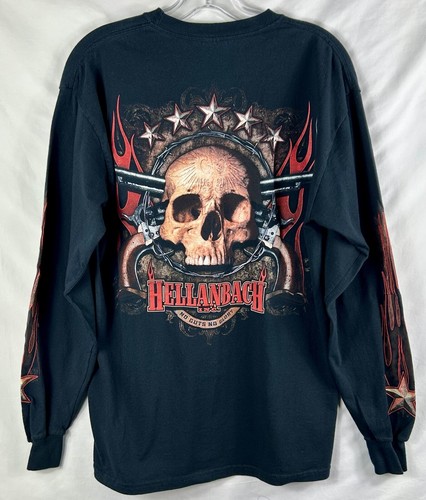 Hellanbach ""No Guts No Glory"" manica lunga cotone taglia M - Foto 3 di 11