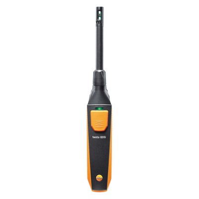 TESTO 0560 2605 03 Temperature Humidity Meter,4'' L Probe 55AD46