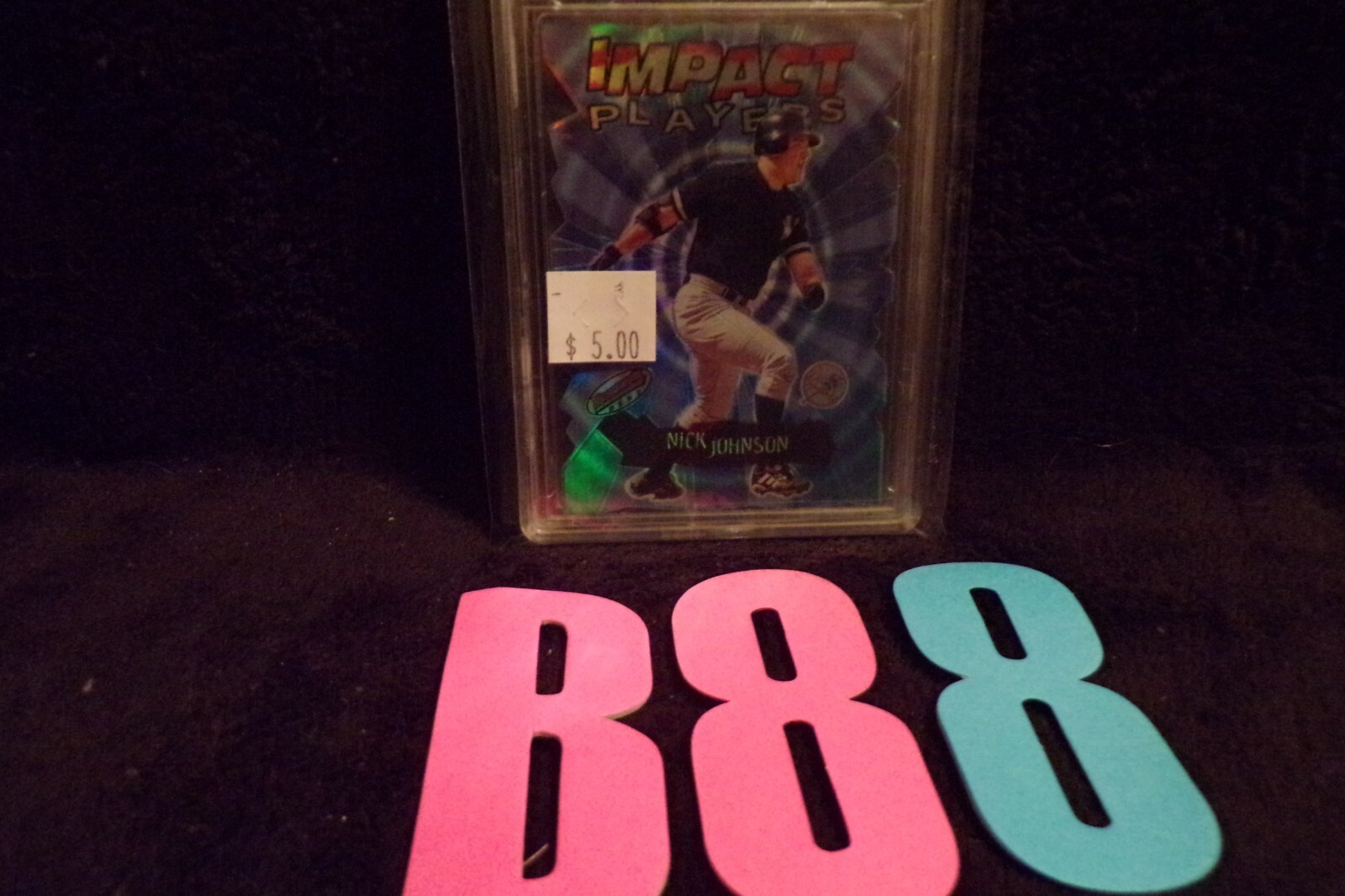 NICK JOHNSON 2001 BOWMANS BEST IMPACT PLAYERS CARD IP18 GRADED NMMT+ 8.5
