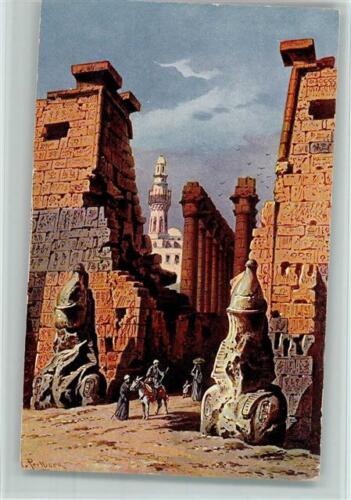 10534385 - Tempel in Luxor AK Perlberg, F. - Bild 1 von 2