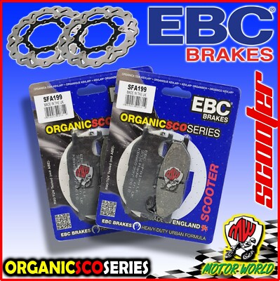 PAAR ORGANISCHE BREMSBELÄGE EBC VORNE YAMAHA XV BOLT 950 2014 ->
