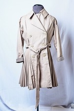 Jones + Jones Trenchcoat, Plaited, Size S/m
