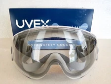 UVEX S3960C Stealth SAFETY GOGGLES Clear Uvextreme Anti-Fog Lens, Gray Body